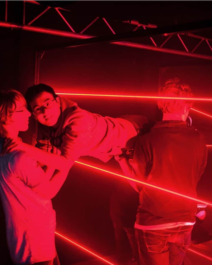 Laser Maze teambuilding laserstralen