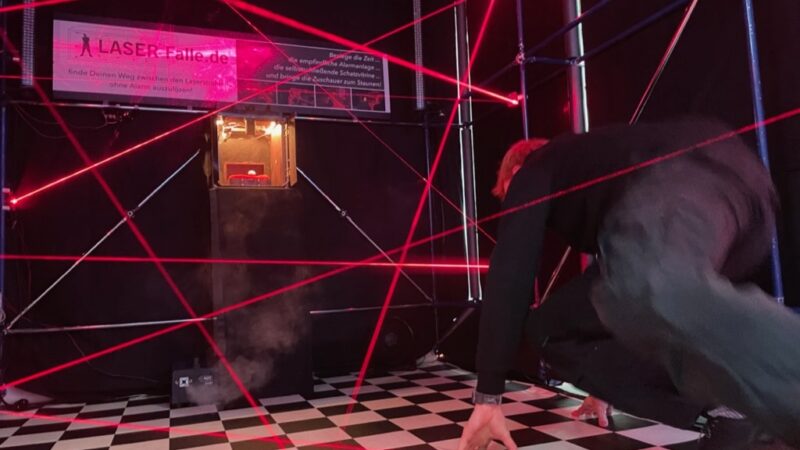 Laser Maze teambuilding laserstralen