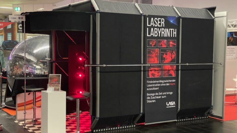 Laser Maze teambuilding laserstralen