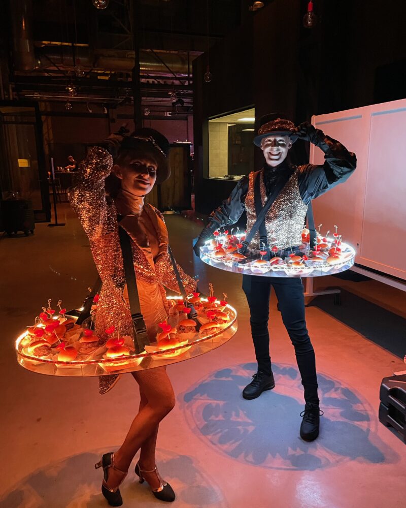 Culitainment Theater de Kampanje - rokken display met broodjes
