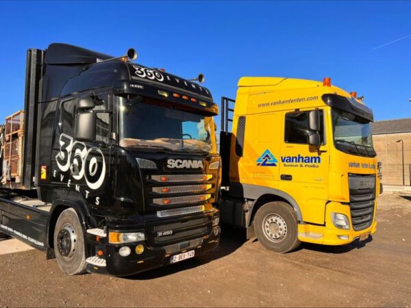Vrachtwagen Van Ham Tenten en 360 Events
