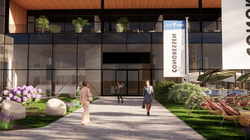 Entree nieuw NBC Congrescentrum