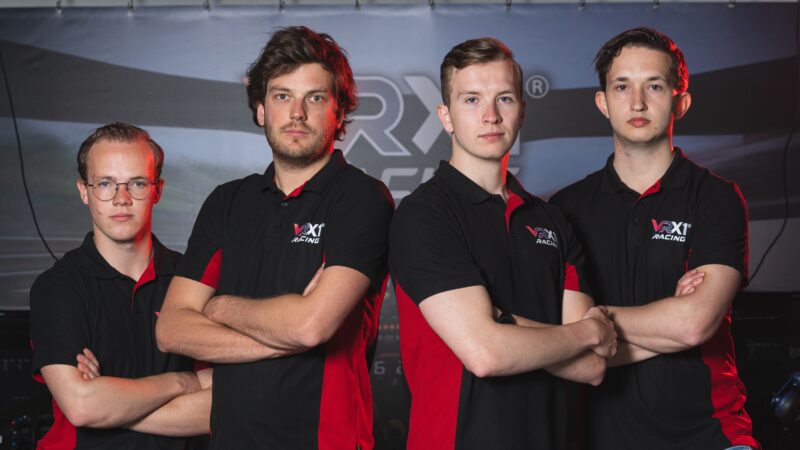 VRX1 racesimulator groepsfoto