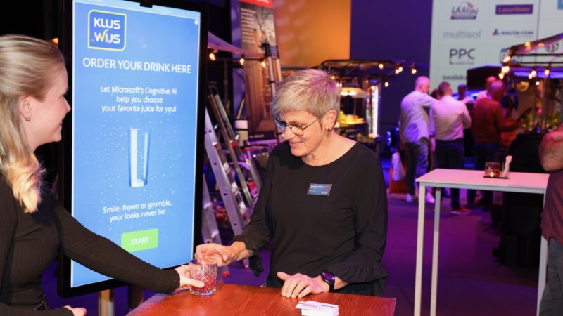 AI Juice Bar - Starlive - drankje op basis van AI - foto Paul Ridderhof