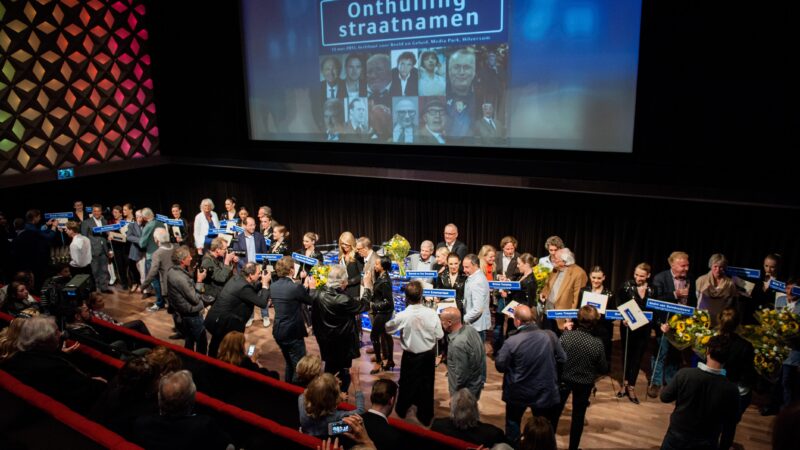 Starlive - onthulling straatnamen in museum voor Beeld en Geluid