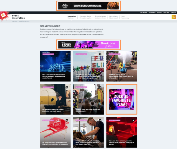Banner foto website Event Inspiration