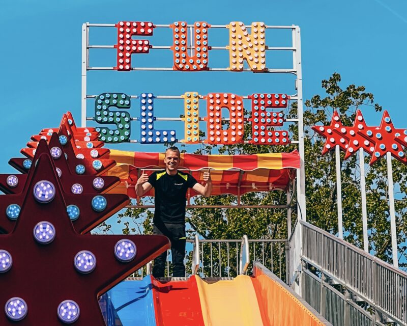 Fun Slide glijbaan kleurtjes