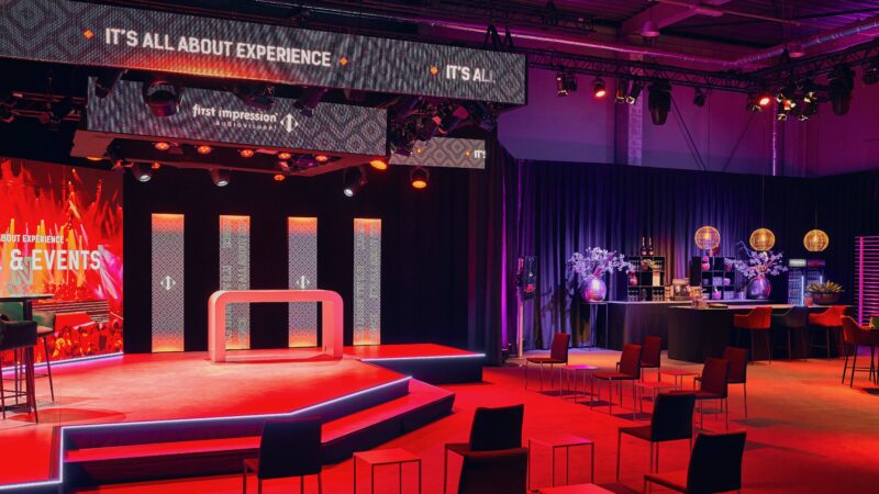 Livestream studio First Impression Audiovisuals