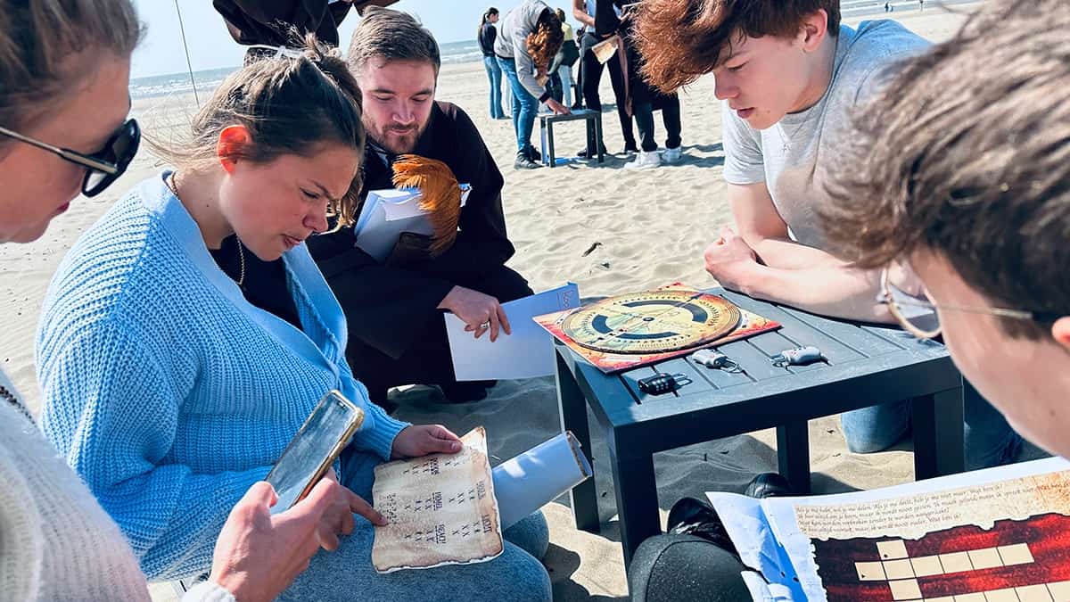 Nederzandt escaperoom op het strand