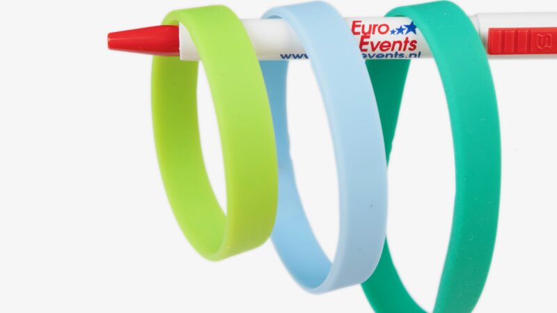 Siliconen polsbandjes - Euro Events