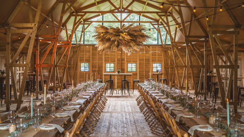 The Barn is prachtige pop-up locatie voor festivals of exclusieve evenementen