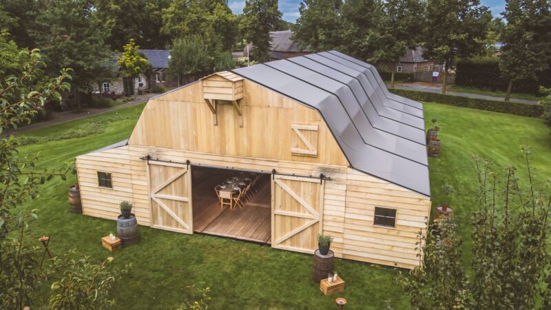 The Barn is prachtige pop-up locatie voor festivals of exclusieve evenementen