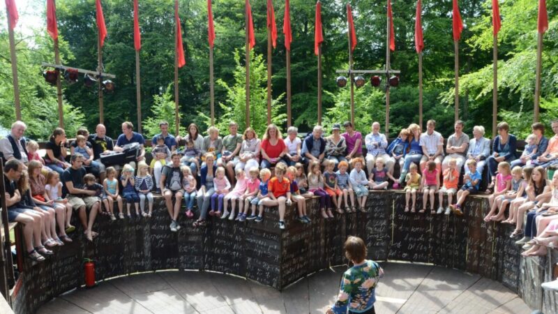 Hart Theater - tribune - hout