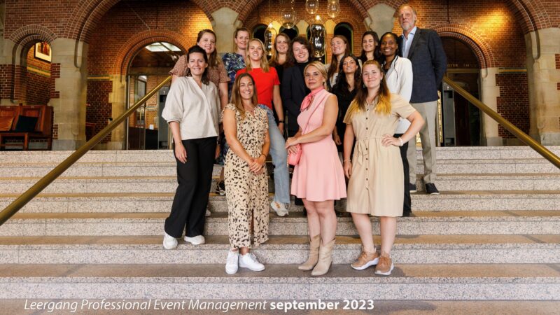 Masters in Eventmanagement - diploma uitreiking