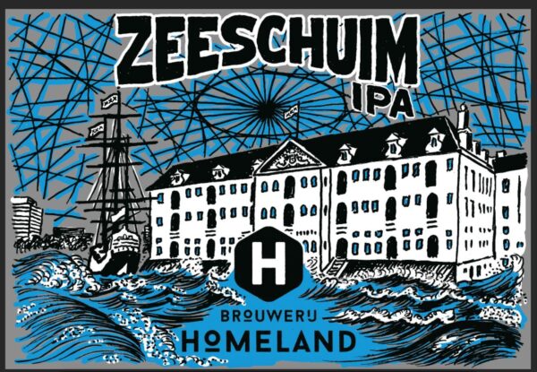 Bieretiket Zeeschuim Scheepvaartmuseum