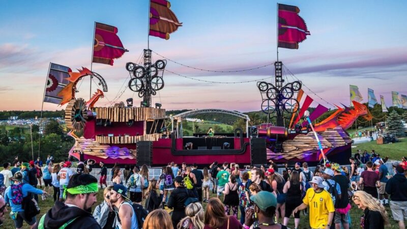 Mysteryland USA stage design dj booth