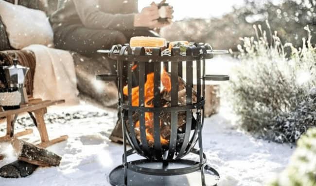 Te Werve Winterlodge bbq