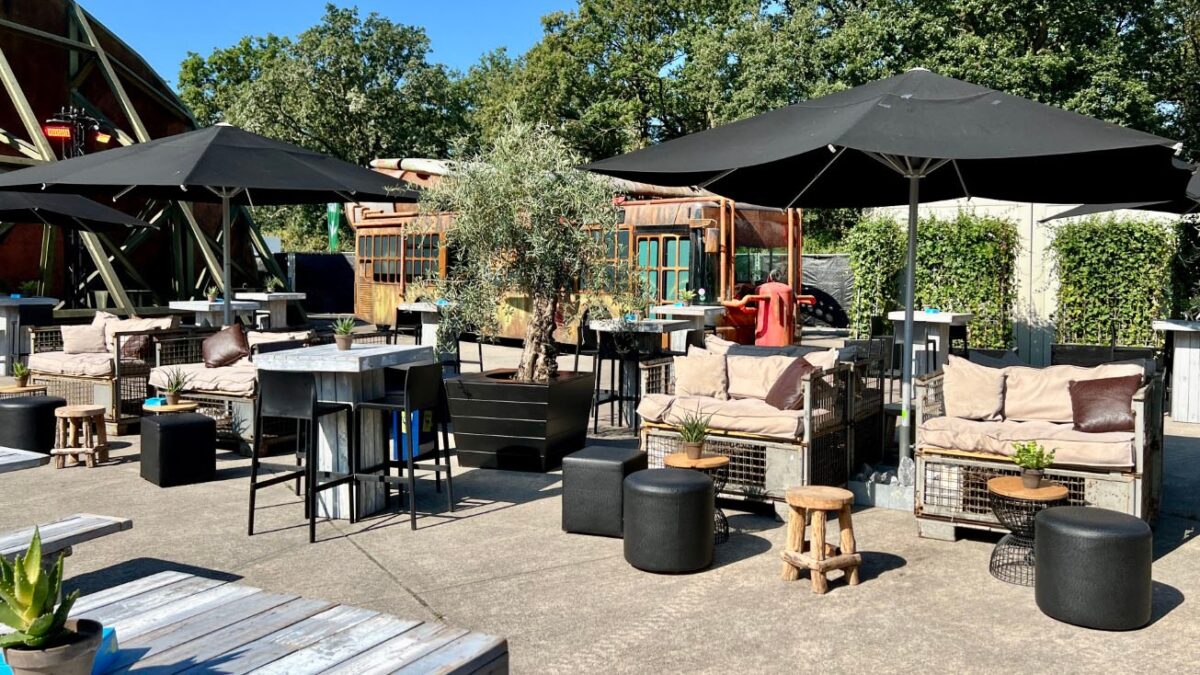 Festival inrichting backstage _ Van der Maarel Eventstyling