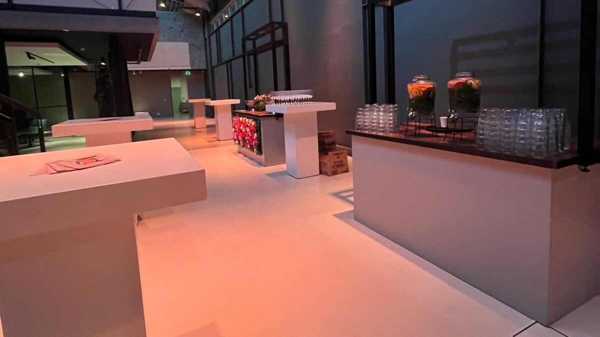 Receptie opstelling Studio 3