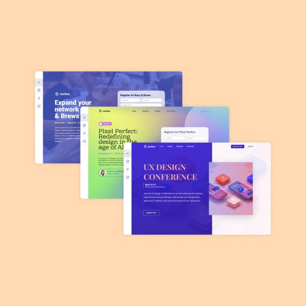 Lively Tech Agency - event website