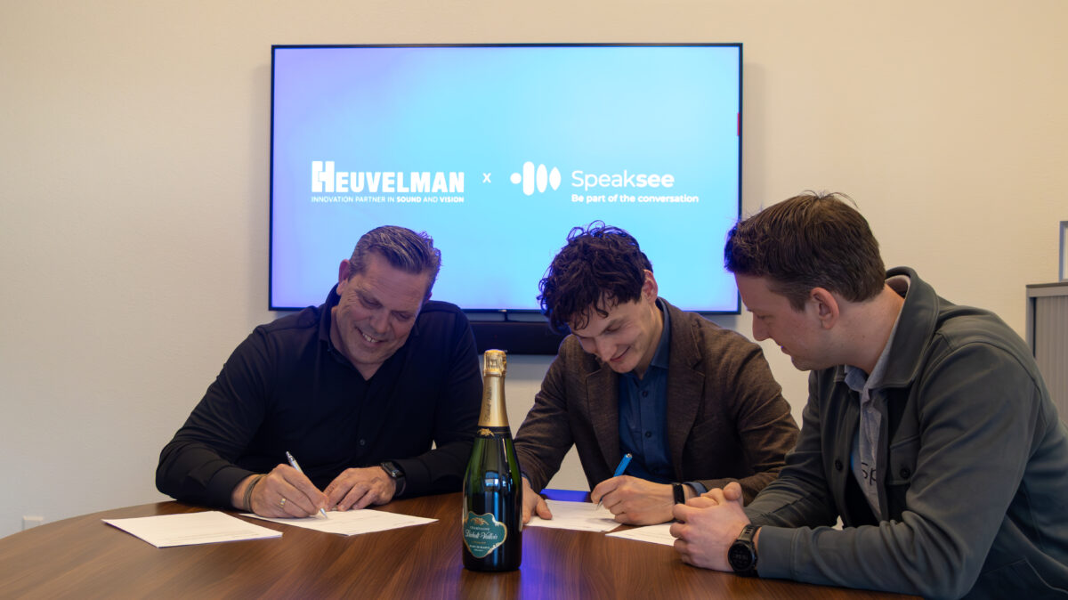 Speaksee tekenmoment Heuvelman