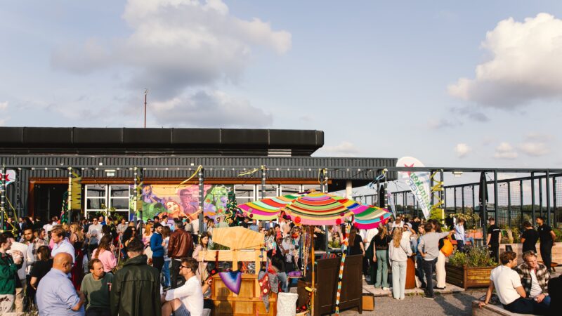 Bedrijfsfeest dakterras _ B Amsterdam - eventlocatie