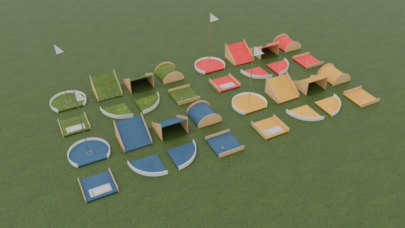 Mini Golf Klub _ modulaire onderdelen