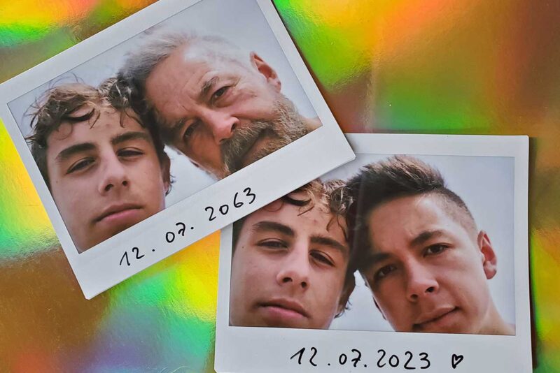 Timewarp Polaroids voorbeeld
